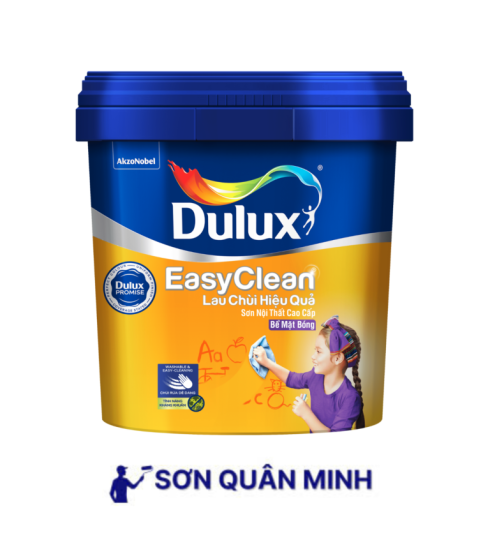 Dulux Easyclean Lau Chùi Hiệu Quả Bề Mặt Bóng 15L