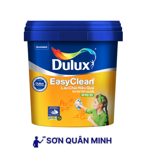 Dulux EasyClean Lau Chùi Hiệu Quả Bề Mặt Mờ 5L