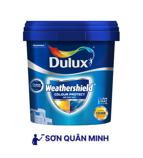 Dulux Weathershield Colour Protect Bề Mặt Mờ
