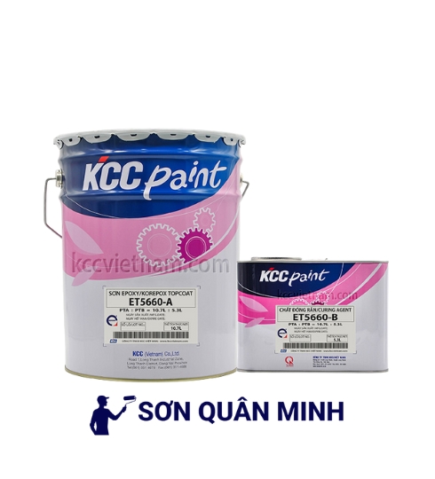 ET5660 - Sơn Sàn Epoxy Hệ Lăn 3 Lớp
