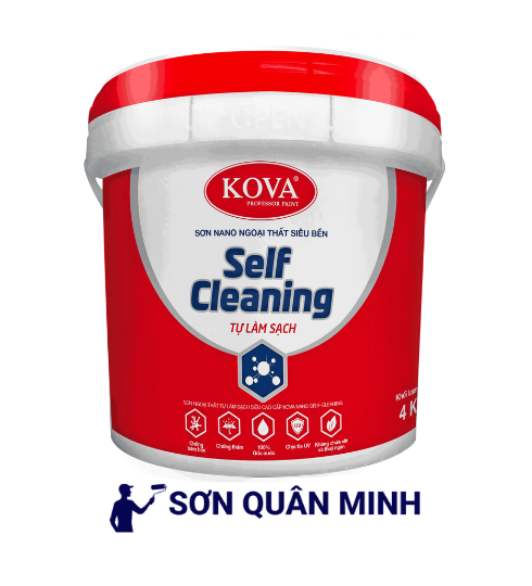 Sơn KOVA NANO Self- Cleaning Tự Làm Sạch