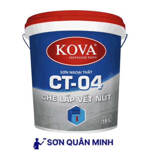 Sơn ngoại thất cao cấp KOVA CT-04 CHE LẤP VẾT NỨT