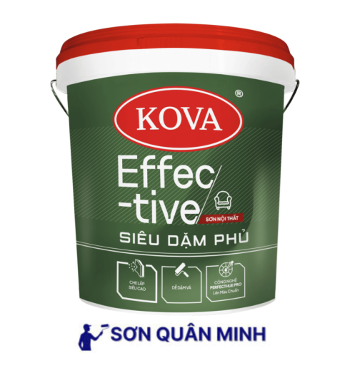 Sơn nội thất KOVA Effective Siêu Dặm Phủ