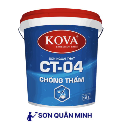 Sơn Ngoại Thất Cao Cấp KOVA CT-04 CHỐNG THẤM