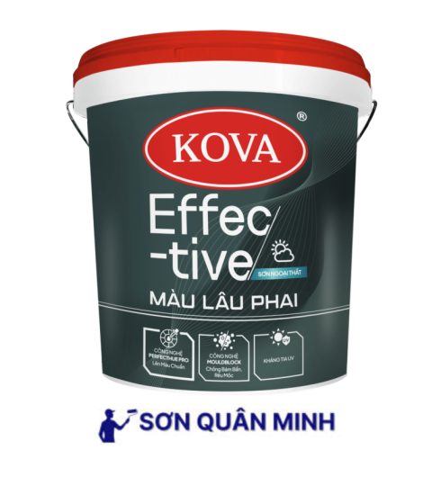 Sơn Ngoại Thất KOVA Effective Màu Lâu Phai